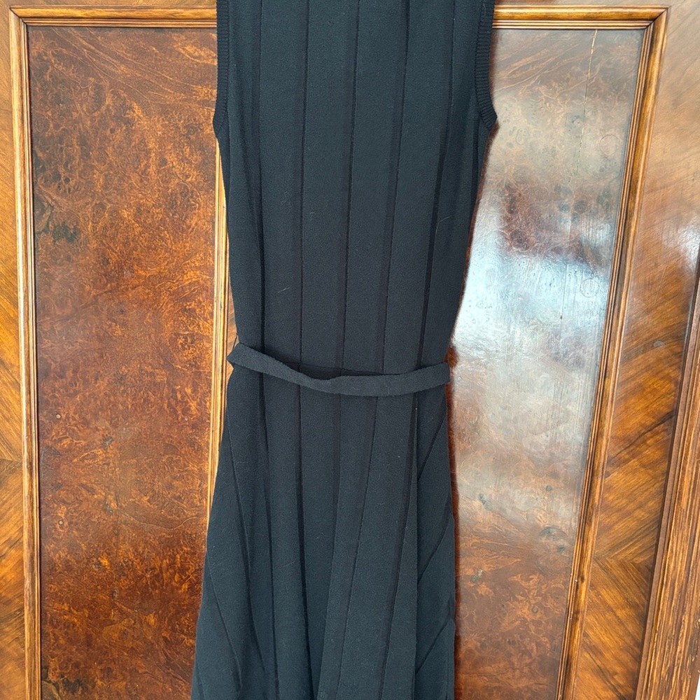 Bally Black Sheath Midi Dress View 3